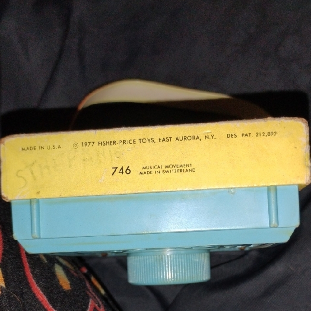 Fisher-Price Blue Music Box Radio - Picture 3 of 3